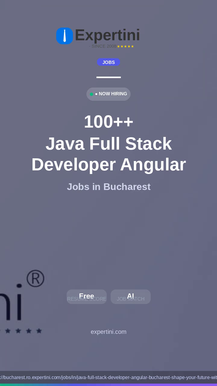 2,466+ Java Full Stack Developer Angular Bucharest Shape Your Future With Us Jobs in Bucharest, Romania — Local Employers Hiring August 2026